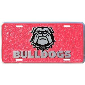 Georgia Bulldogs NCAA Mosaic License Plate